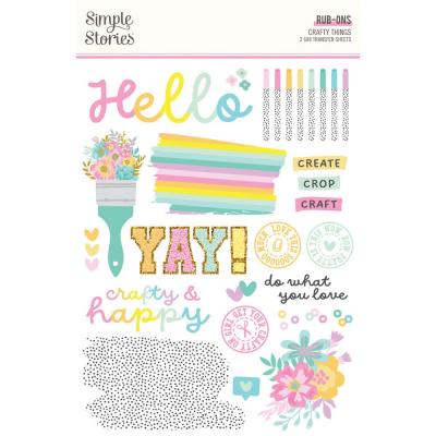 Simple Stories Crafty Things - Rub-Ons