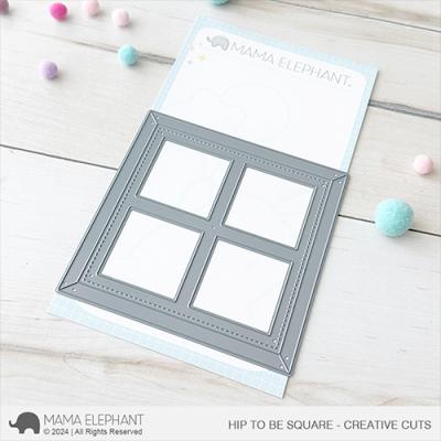 Mama Elephant Creative Cuts - Hip To Be Square