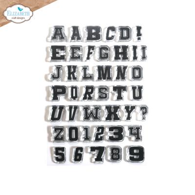 Elizabeth Craft Designs Remember Moments Stempel - Wonky Letters