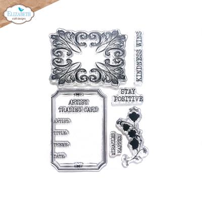 Elizabeth Craft Designs Remember Moments Stempel - Classic ATC Stamps