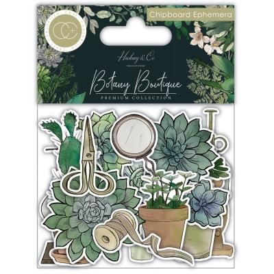 Craft Consortium Botany Boutique - Chipboard Ephemera