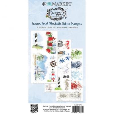 49 and Market Summer Porch - Blendable Rub-On Transfers