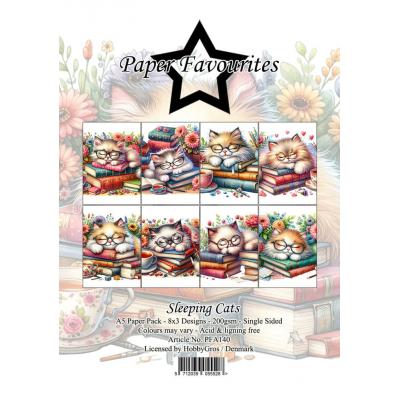 Paper Favourites Paper Pack - Sleeping Cats