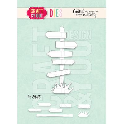 Craft & You Design Dies - Signpost Set