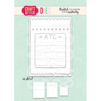 Craft & You Design Dies - ATC Ticket Set