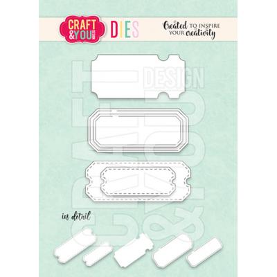 Craft & You Design Dies - Tickets Set
