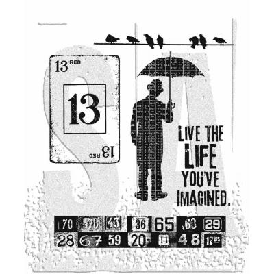 Stampers Anonymous Tim Holtz Stempel - Creative Muse