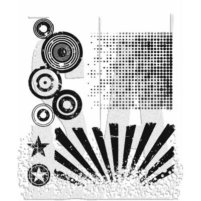 Stampers Anonymous Tim Holtz Stempel - Psychedelic Grunge