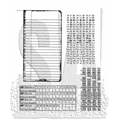 Stampers Anonymous Tim Holtz Stempel - School Desk