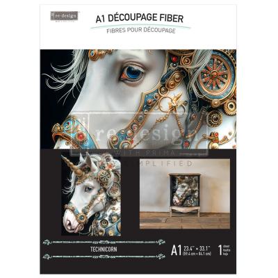 Prima Marketing Re-Design Decoupage Fiber - Technicorn