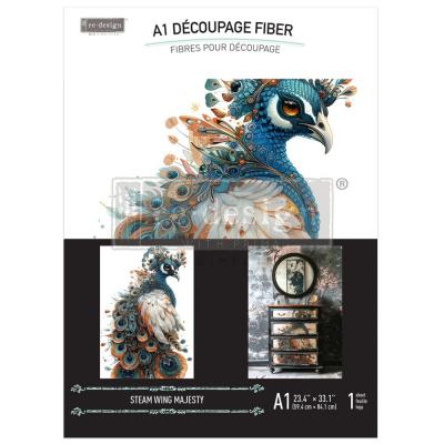 Prima Marketing Re-Design Decoupage Fiber - Steamwing Majesty