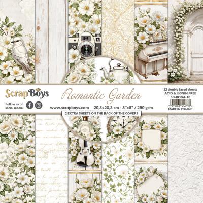 ScrapBoys Romantic Garden - Paper Pad