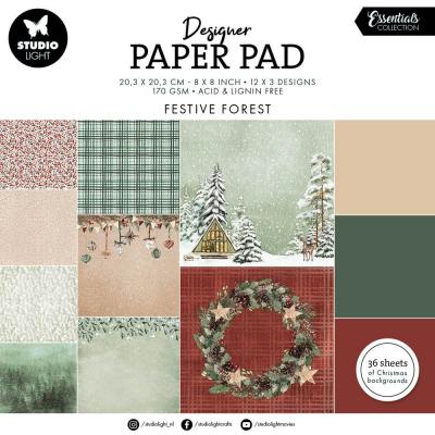 StudioLight Design Paper Pad - Festive Forest