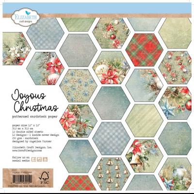 Elizabeth Craft Designs Joyous Christmas - Patterned Cardstock Paper