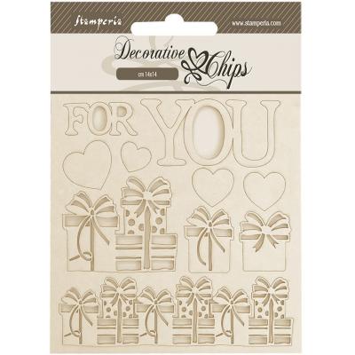 Stamperia Gear up for Christmas - Decorative Chips For You