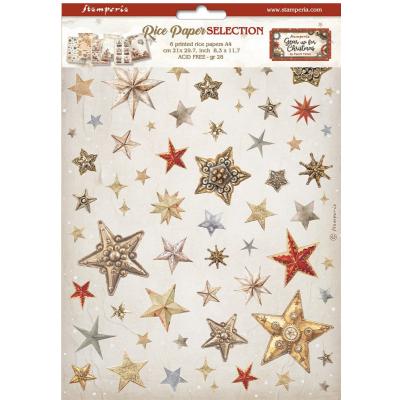 Stamperia Gear up for Christmas - Rice Paper Selection