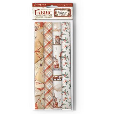 Stamperia Gear up for Christmas - Fabric Sheets