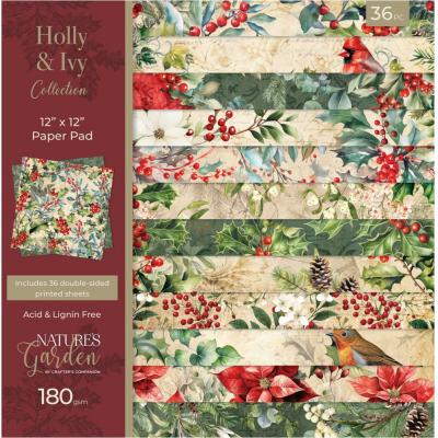 Crafter's Companion Holly & Ivy - Paper Pad