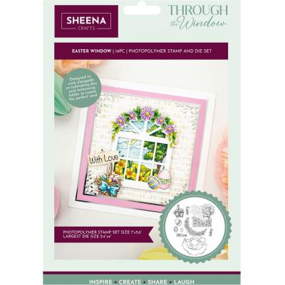 Crafter's Companion Through the Window Stamp & Die - Easter Window