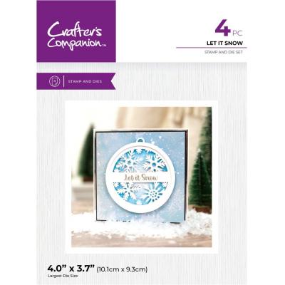 Crafter's Companion Christmas Scene - Let it Snow