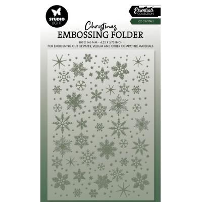 Studio Light Embossing Folder - Ice Crystals