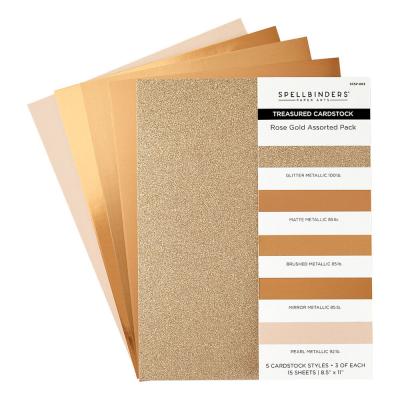 Spellbinders Treasured Cardstock - Rose Gold
