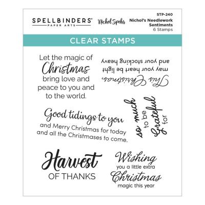 Spellbinders Stempel - Nichol's Needlework Sentiments