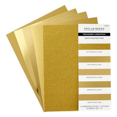 Spellbinders Treasured Cardstock - Gold