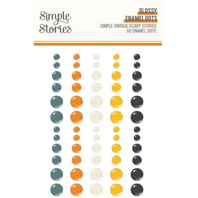 Simple Stories Simple Vintage Scary Stories - Glossy Enamel Dots