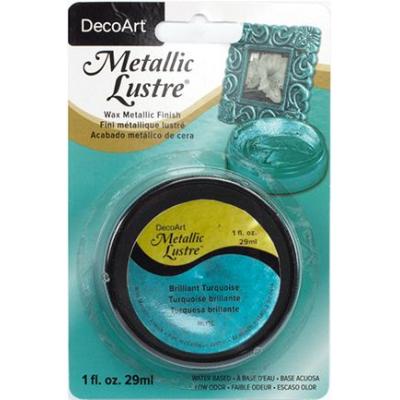 DecoArt Metallic Lustre - Brilliant Turquoise