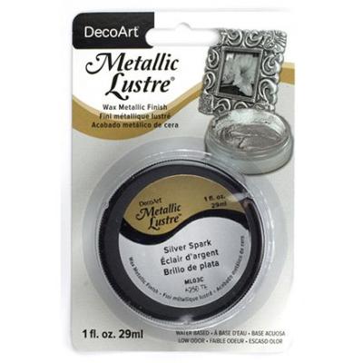 DecoArt Metallic Lustre - Silver Spark