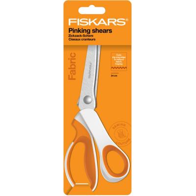 Fiskars Scissors - Fabric Pinking Zig-zag Edge 24cm