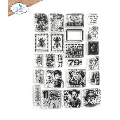 Elizabeth Craft Designs La Dolce Vita Stempel - Postage Stamps 1