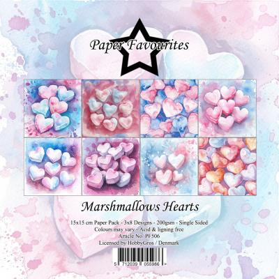 Paper Favourites Paper Pack - Marshmallows Hearts