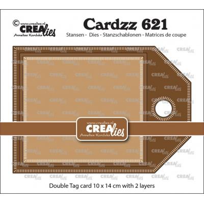 Crealies Cutting Dies - Double Tag Card