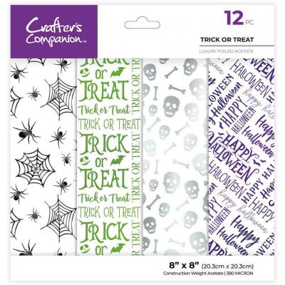 Crafter's Companion Luxury Foiled Acetate Pack - Trick or Treat