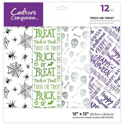 Crafter's Companion Luxury Foiled Acetate Pack - Trick or Treat