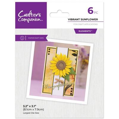 Crafter's Companion Layered Florals Metal Dies - Vibrant Sunflower