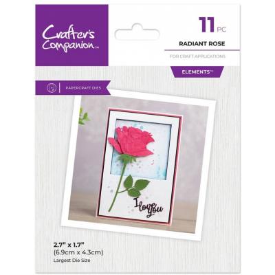 Crafter's Companion Layered Florals Metal Dies - Radiant Rose