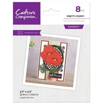 Crafter's Companion Layered Florals Metal Dies - Pretty Poppy