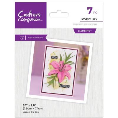 Crafter's Companion Layered Florals Metal Dies - Lovely Lily