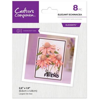 Crafter's Companion Layered Florals Metal Dies - Elegant Echinacea