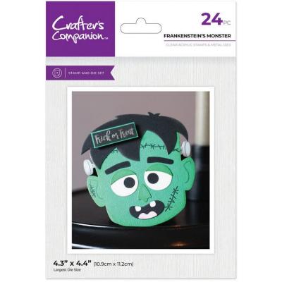 Crafter's Companion Halloween & Fall Stamp & Die - Frankenstein's Monster