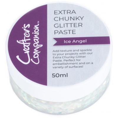 Crafter's Companion Extra Chunky Glitter Paste - Ice Angel