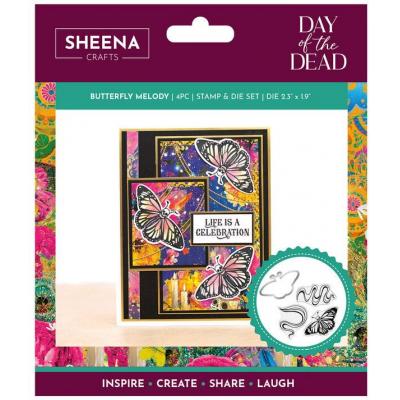 Crafter's Companion Day of the Dead - Butterfly Melody