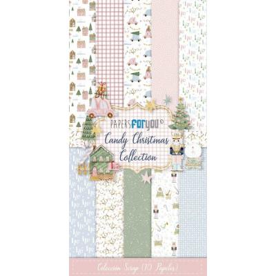 Papers For You Candy Christmas - Slim Scrap Paper Pack