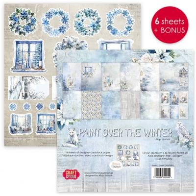 Craft & You Design Paint Over The Winter Paper Set