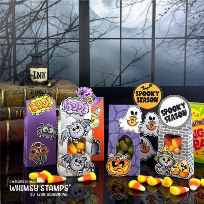 Whimsy Stamps Cutting Dies Peekaboo Treat Box kreativbunt