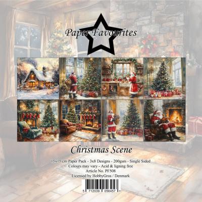 Paper Favourites Paper Pad - Christmas Scene
