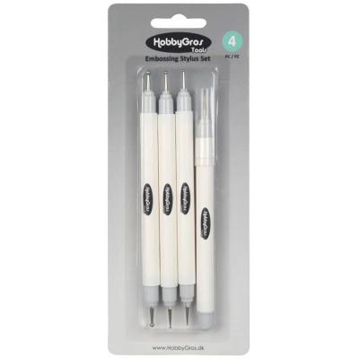 Royal Brush Embossing & Stylus Set – 5 Werkzeuge Zum Prägen & Durchzeichnen Für Pergament- Und Papierbasteln
